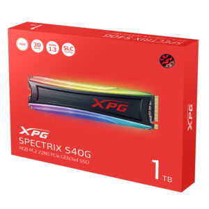 SSD RGB NVMe 1Tb XPG SPECTRIX S40G pcie 3