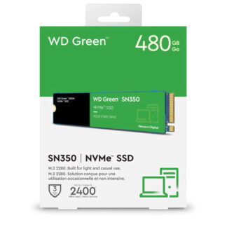 SSD NVMe WD 480Gb Green SN350 M.2