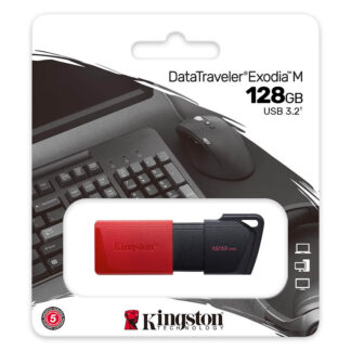 Flash Kingston DTX M 128Gb USB 3.2 Rojo