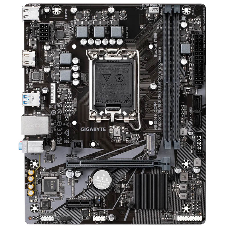 Tarjeta Madre Motherboard Gigabyte H610M-K Intel 1700 - Image 2