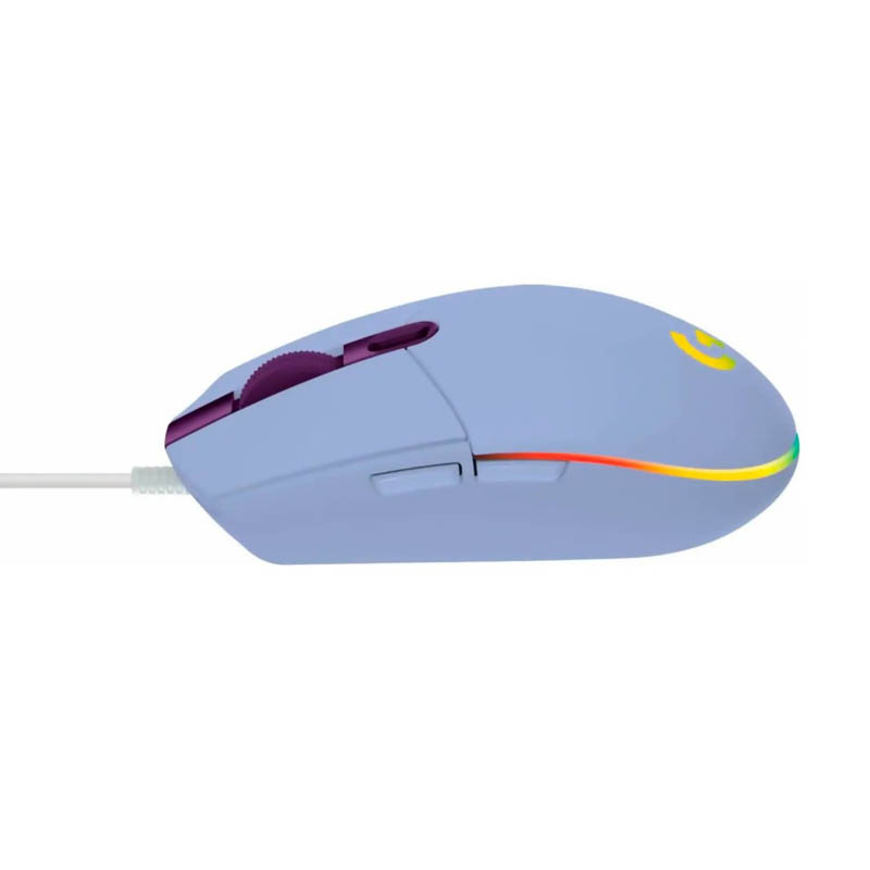 Mouse Logitech G203 RGB Gaming Lila USB - Image 3